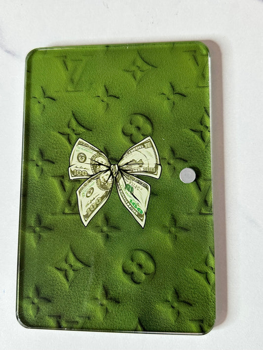 Green money bow