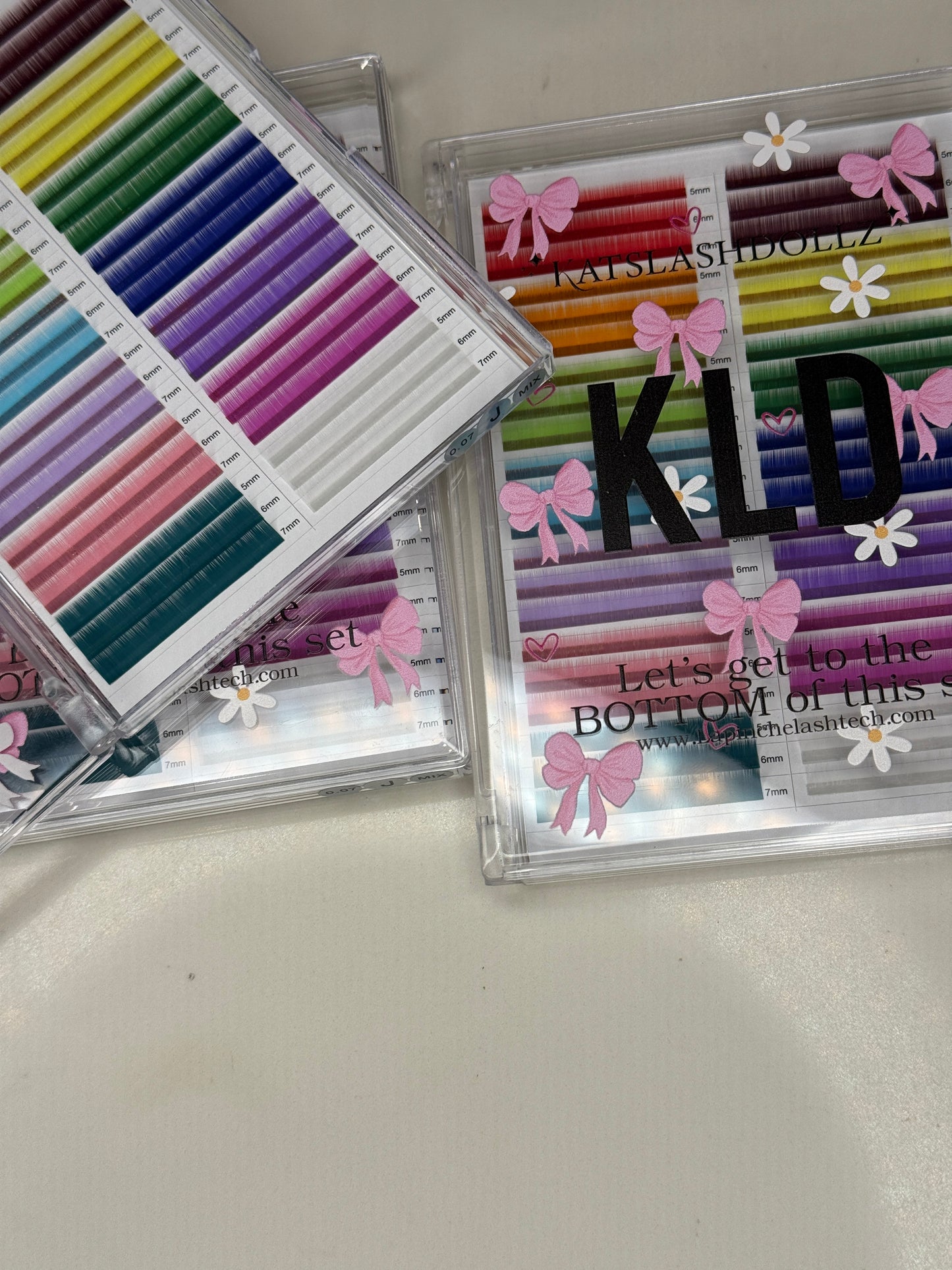 Bottom Color Lashes