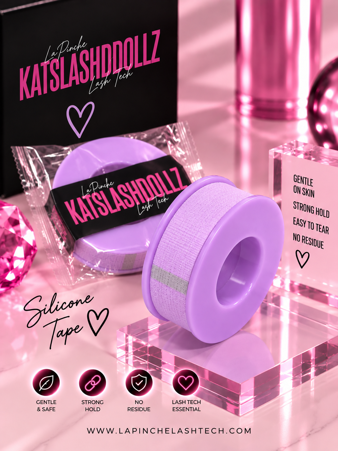 SILICONE LASH TAPE ♡