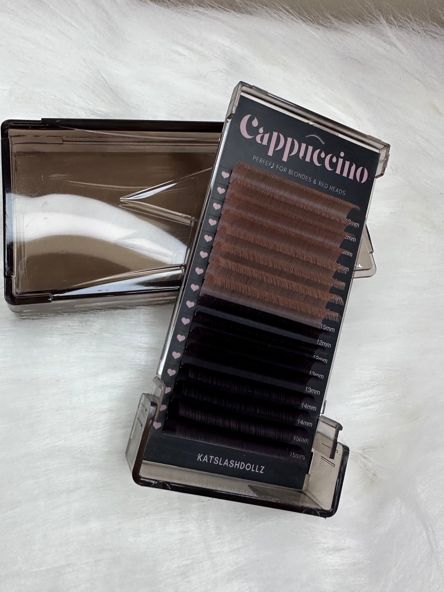 Cappuccino brown .05 lash tray