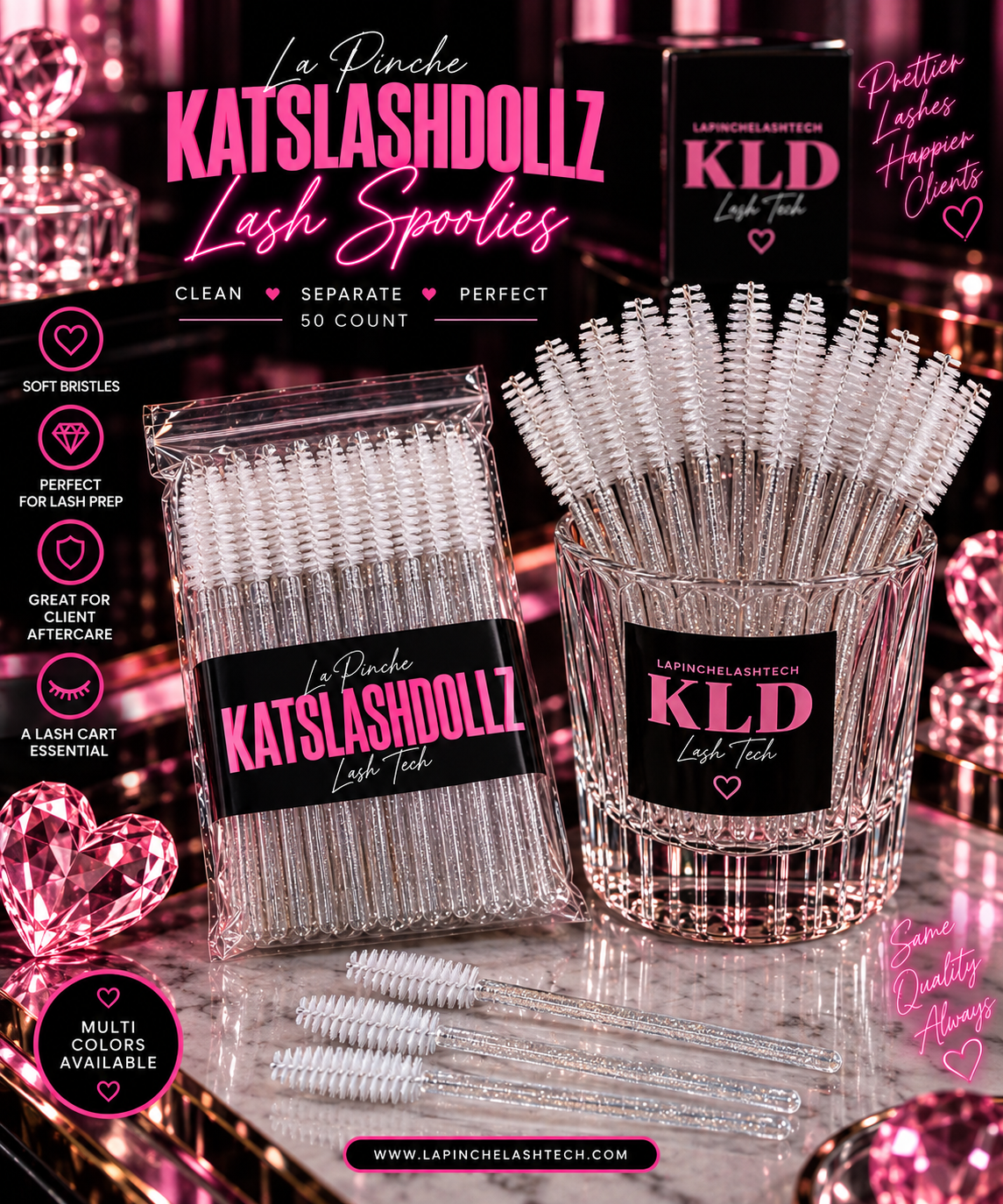 MASCARA WANDS / SPOOLIES ♡