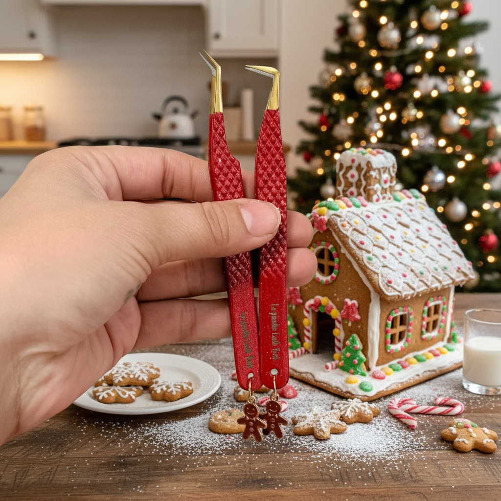 Gingerbread duo tweezers