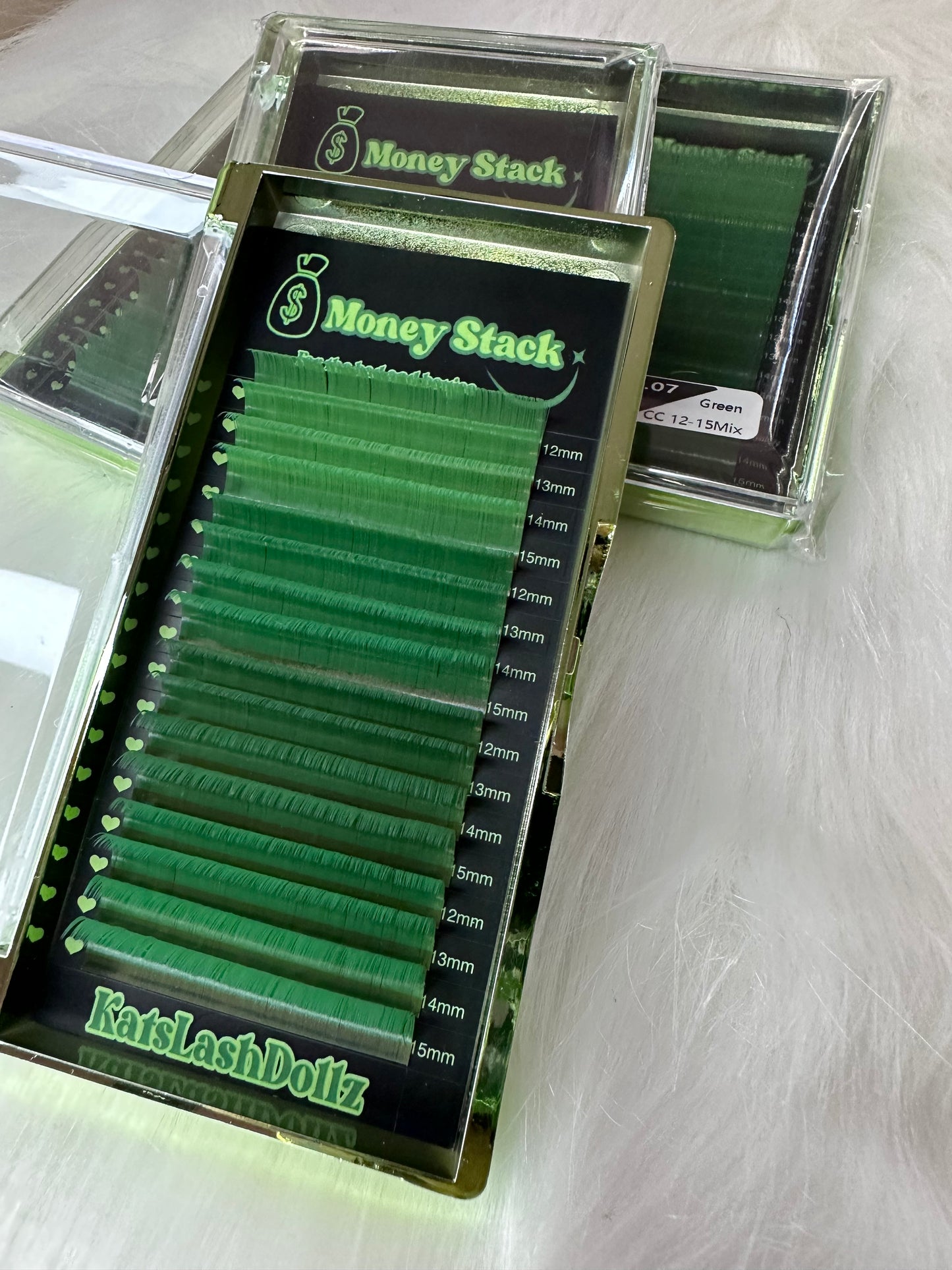 MONEY STACK .07 GREEN TRAYS