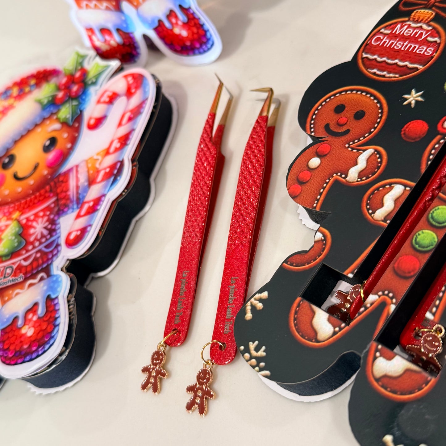 Gingerbread duo tweezers