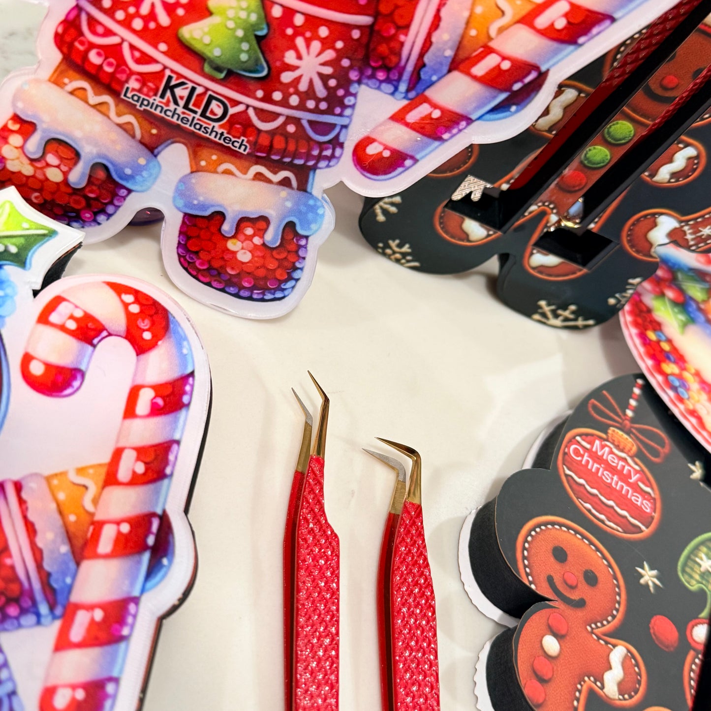 Gingerbread duo tweezers
