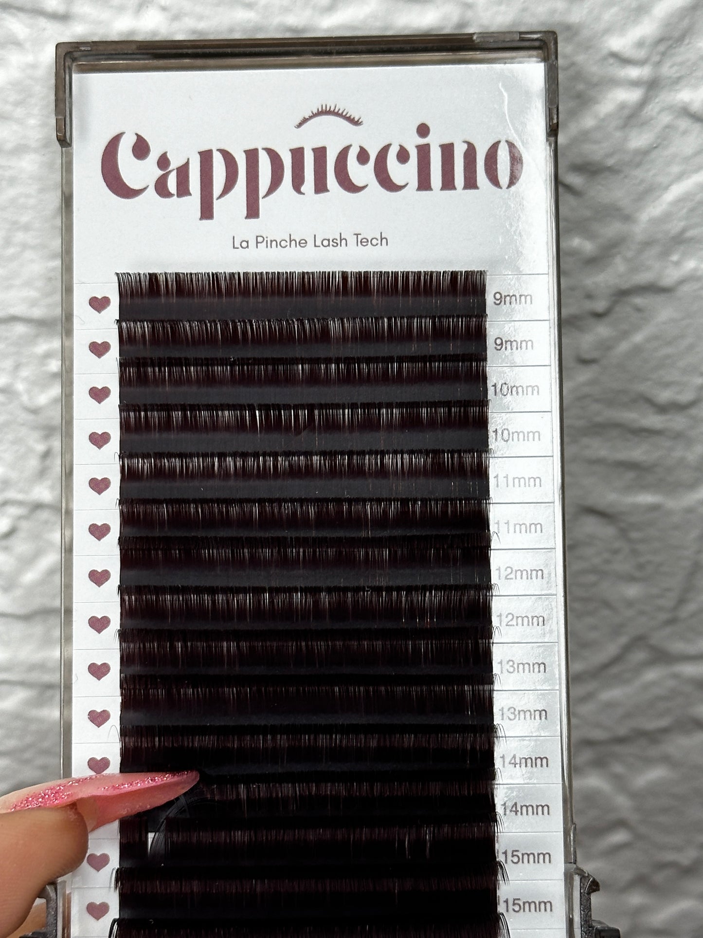 Cappuccino lash tray cc