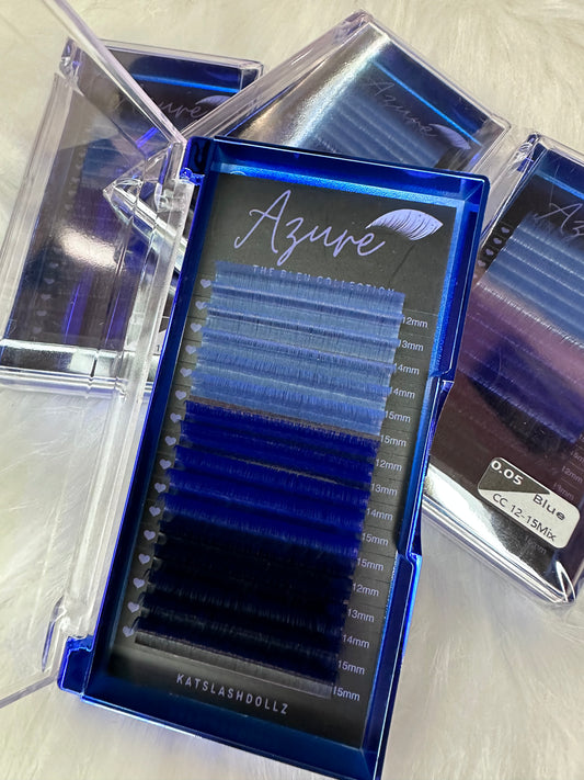 AZURE .05 blue Color tray