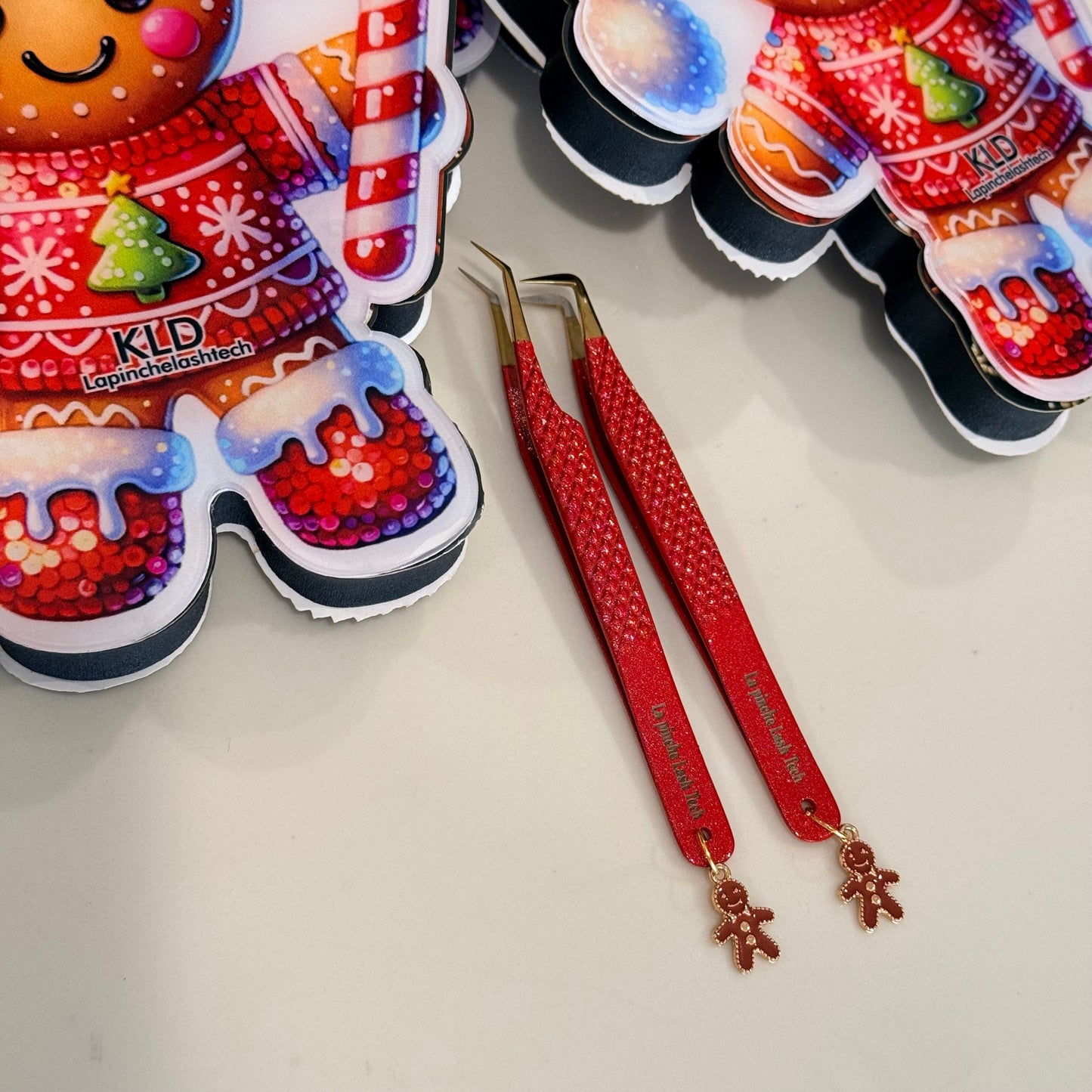 Gingerbread duo tweezers