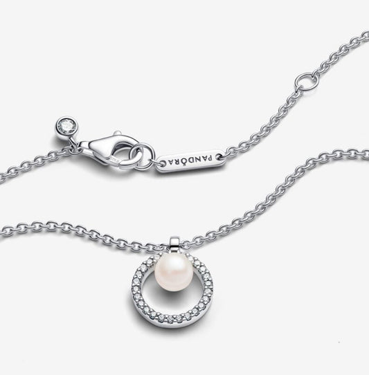 Pandora pearl necklace