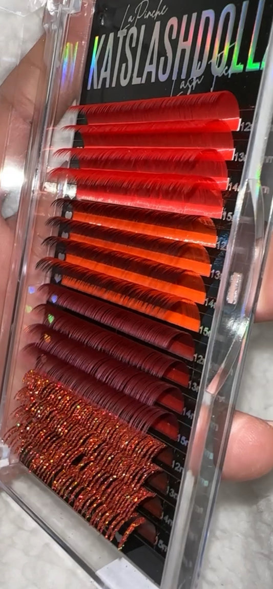 Scorpio red .05 lash tray d curl