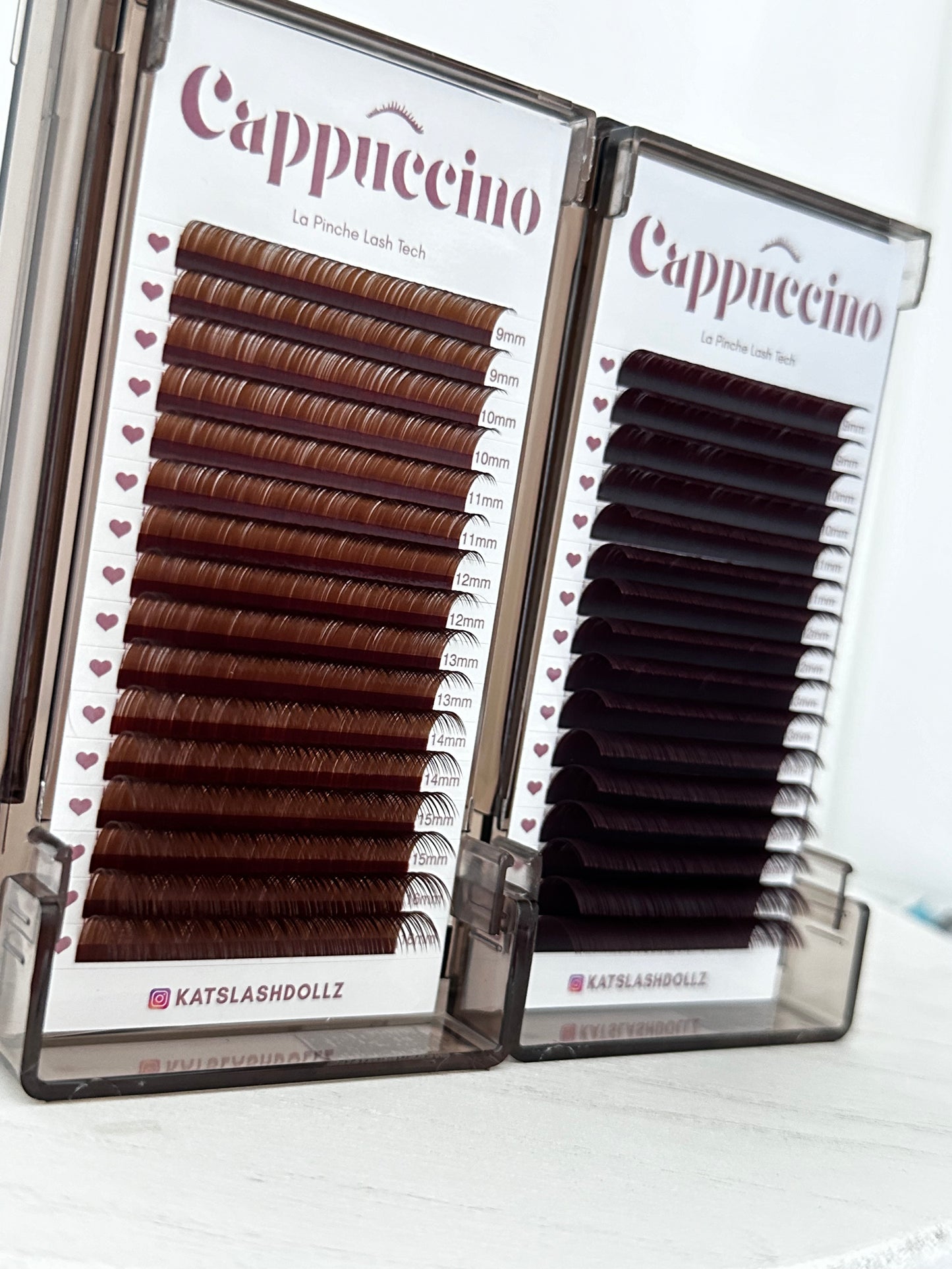 Cappuccino lash tray cc