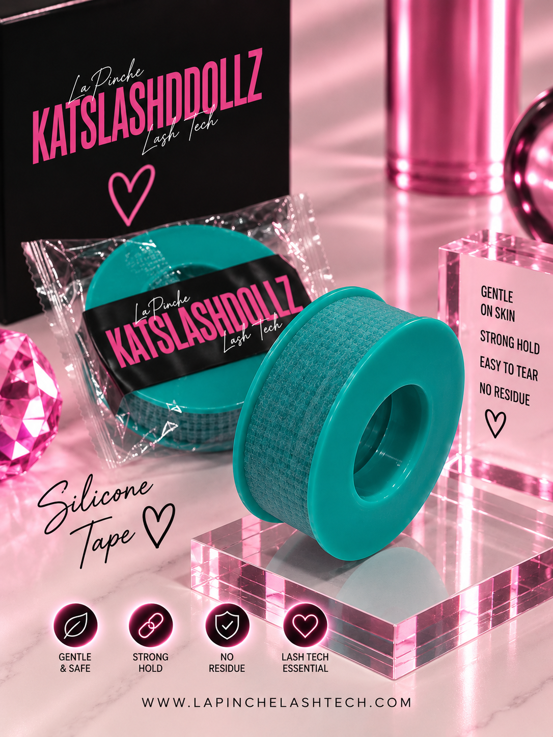 SILICONE LASH TAPE ♡