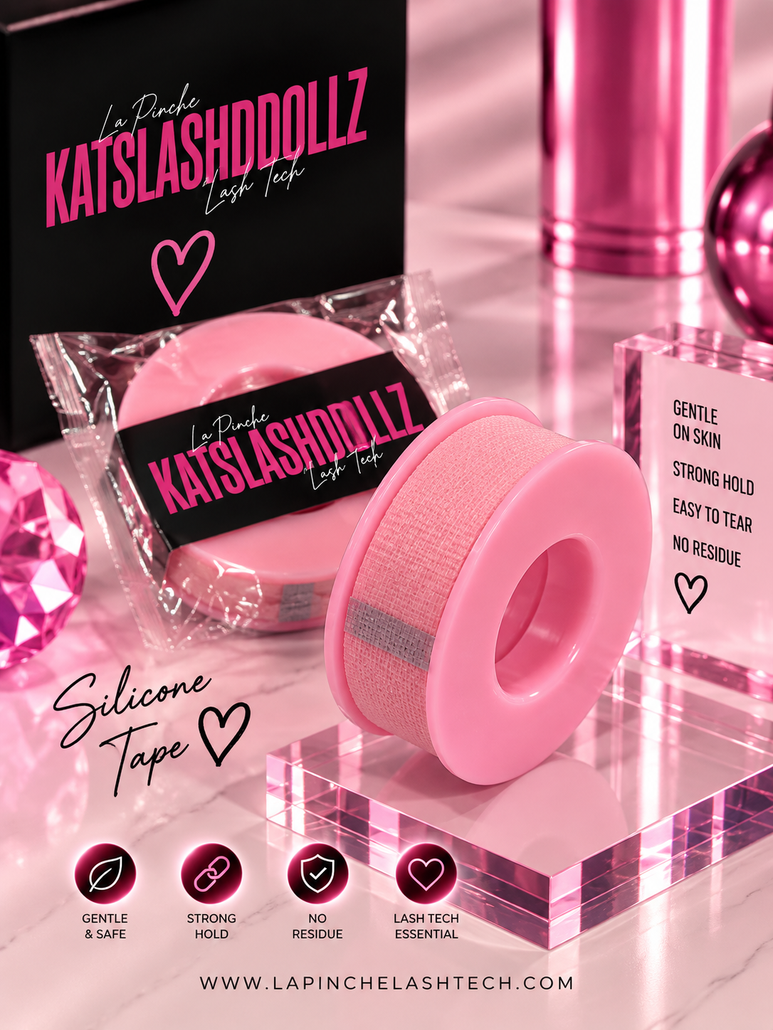 SILICONE LASH TAPE ♡