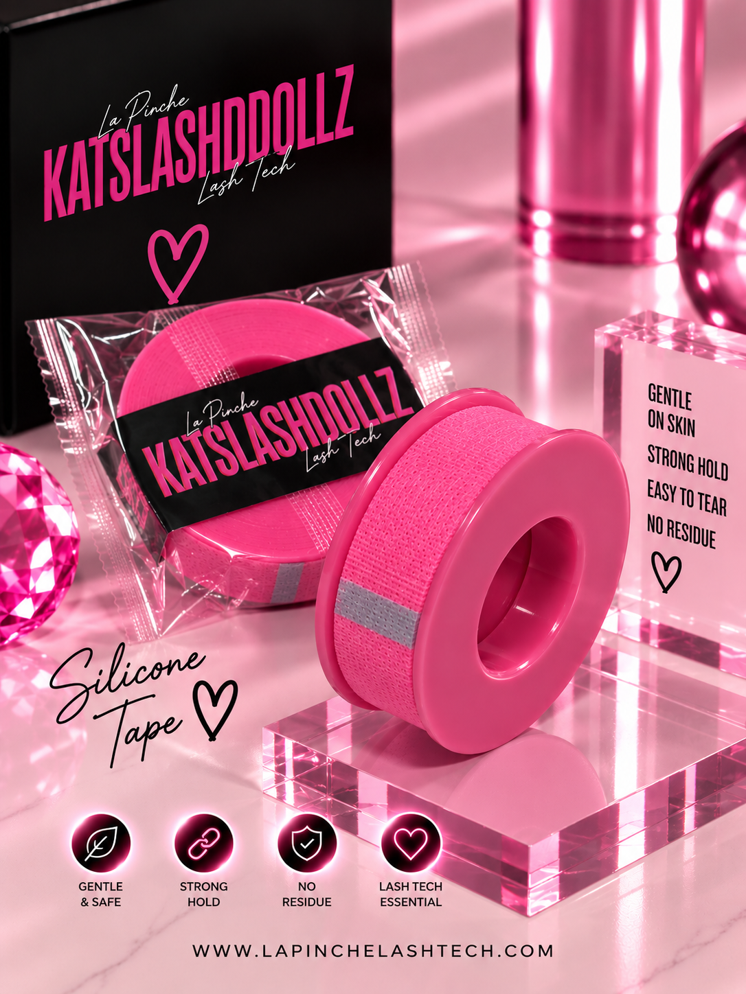 SILICONE LASH TAPE ♡