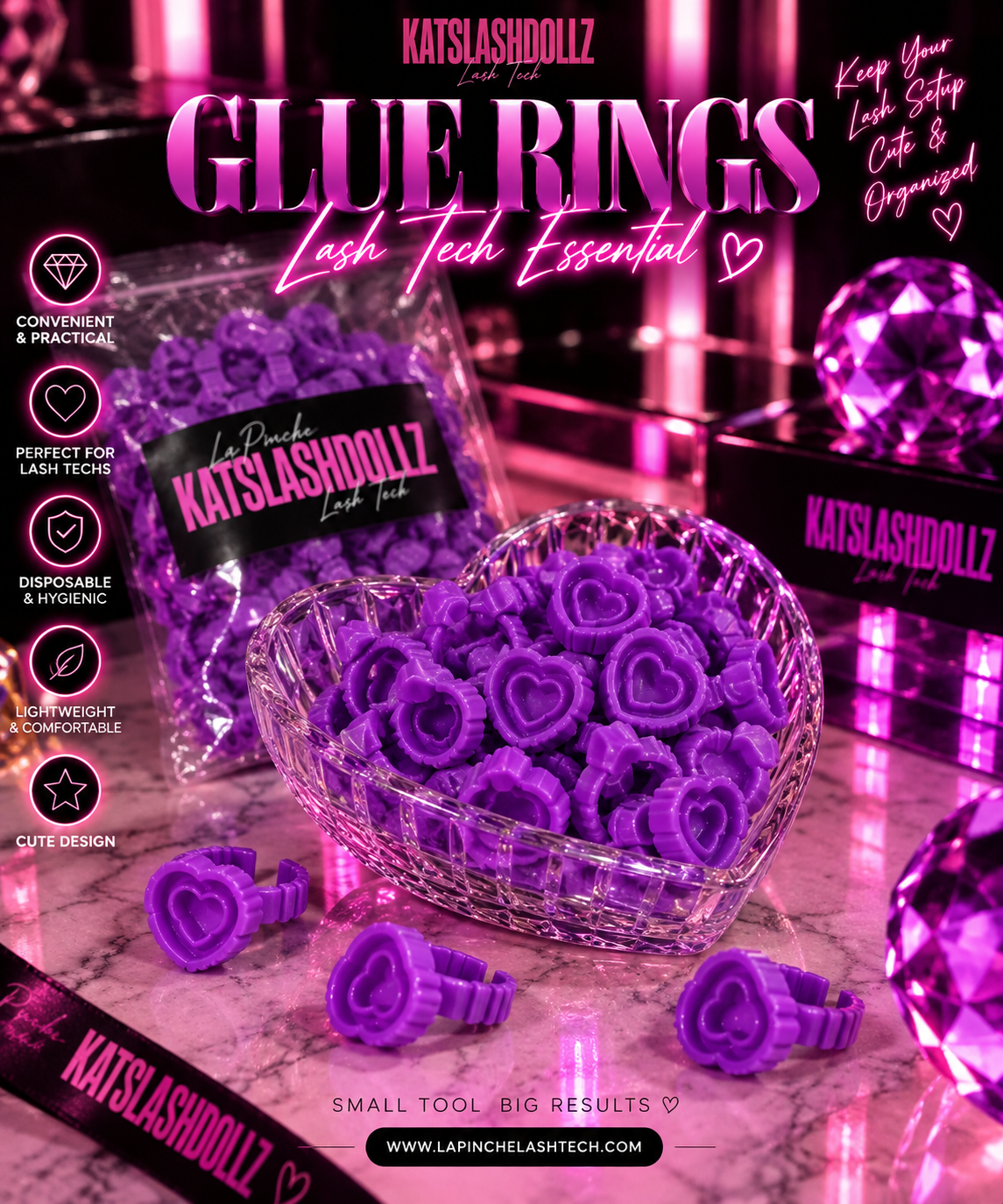 GLUE RINGS ♡