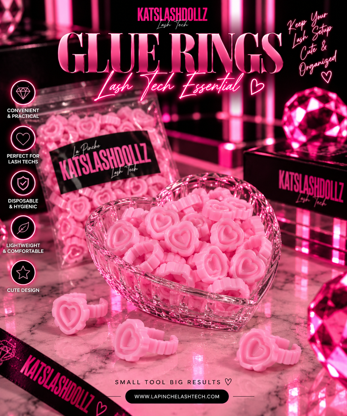 GLUE RINGS ♡