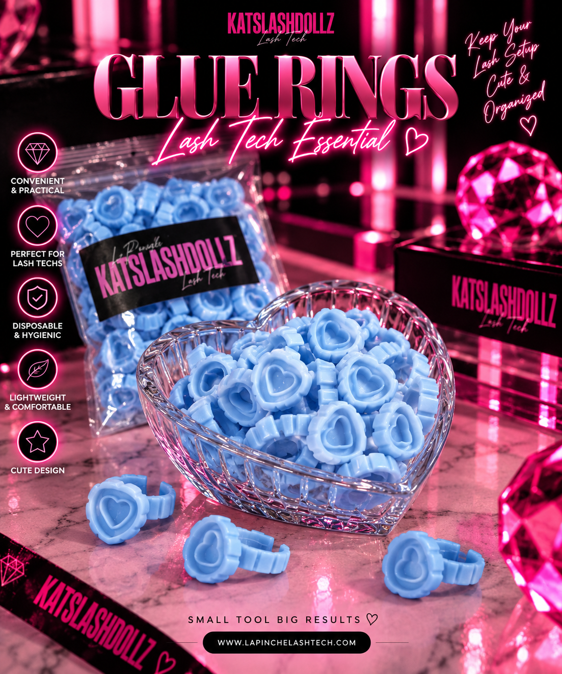 GLUE RINGS ♡