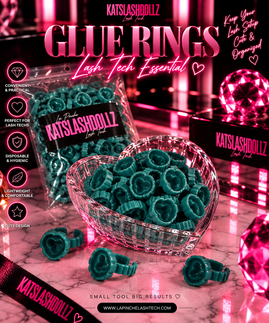 GLUE RINGS ♡