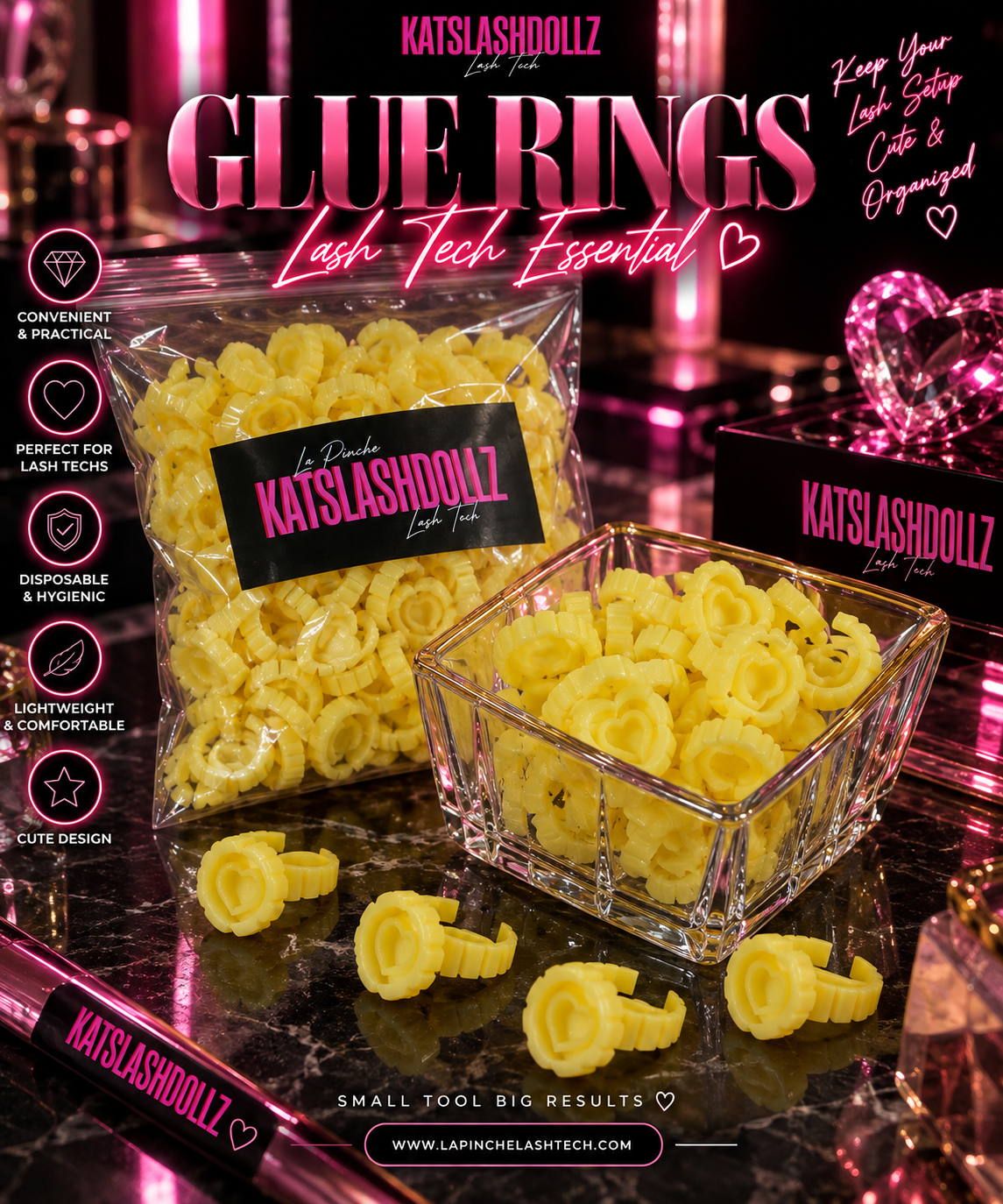 GLUE RINGS ♡