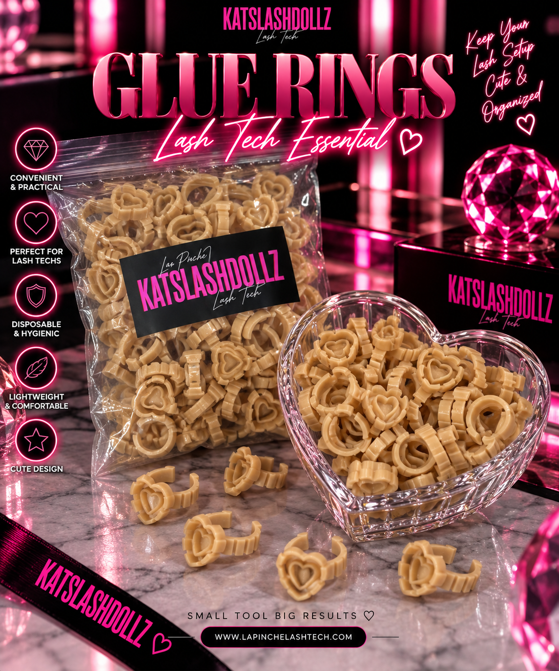 GLUE RINGS ♡