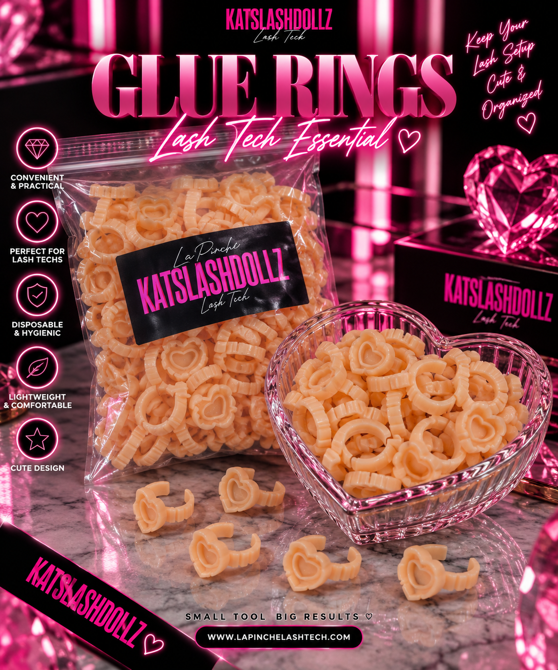 GLUE RINGS ♡