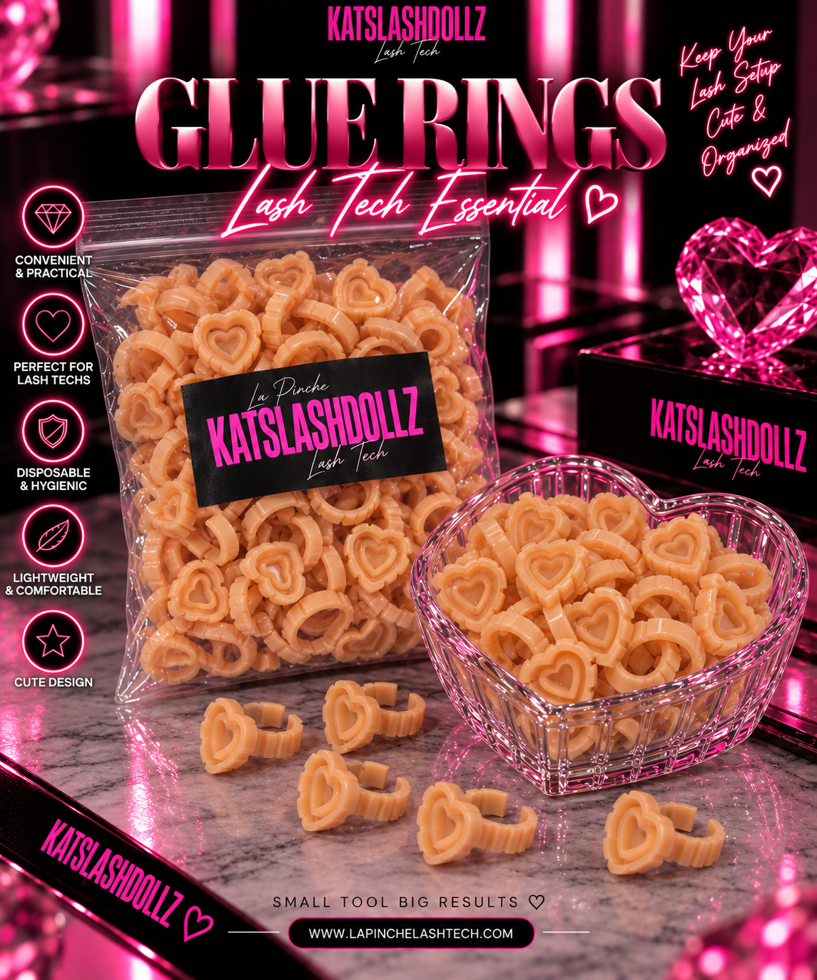 GLUE RINGS ♡