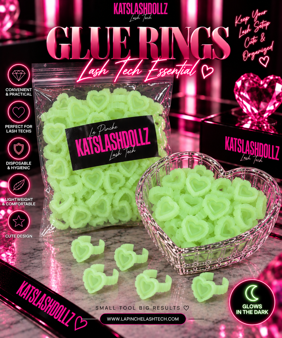 GLUE RINGS ♡