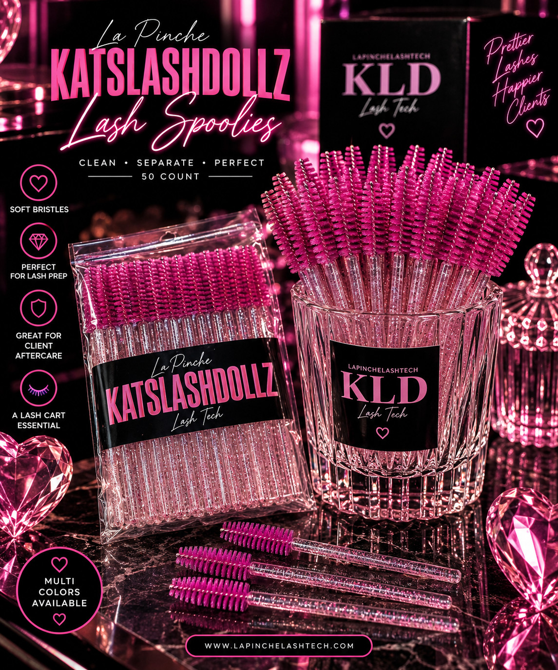 MASCARA WANDS / SPOOLIES ♡