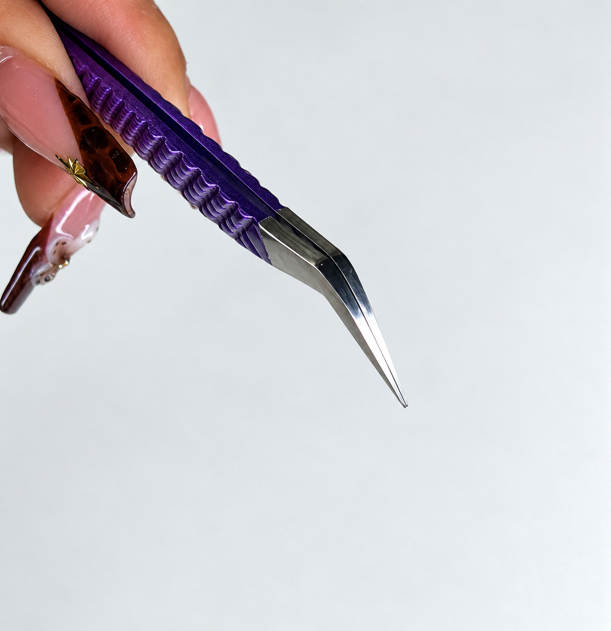90° FIBER-TIP BOOT TWEEZER ♡