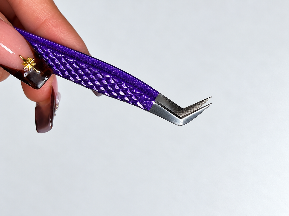 90° FIBER-TIP BOOT TWEEZER ♡