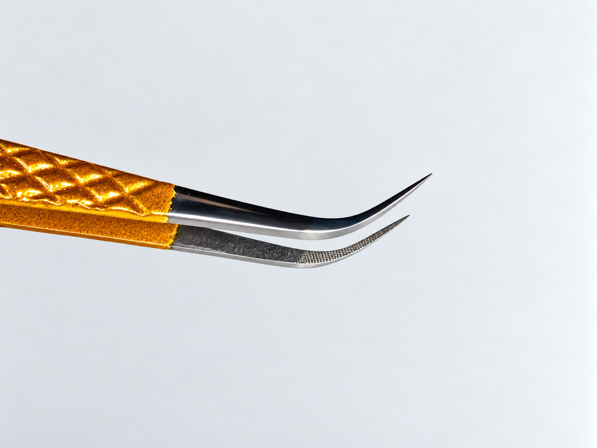 LONG CURVED ISOLATION TWEEZER ♡